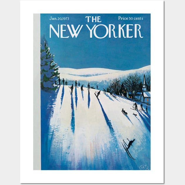 NEW YORKER JANUARY 20TH, 1973 Wall Art by amberturneria